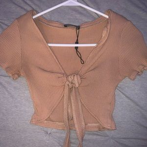 White Fox Boutique Cropped Top